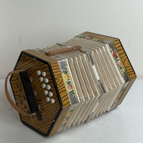 Vintage concertina squeezebox - vintage,